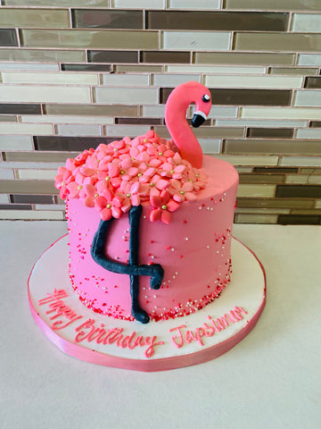 FLAMINGO CREAM CAKE