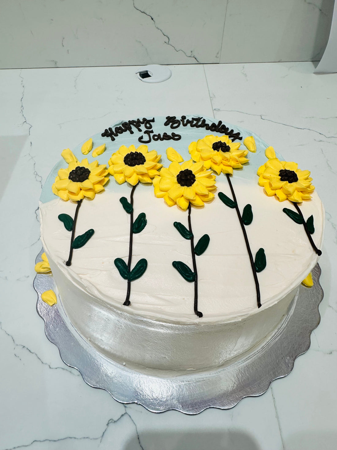 Jass Sunflower Cake