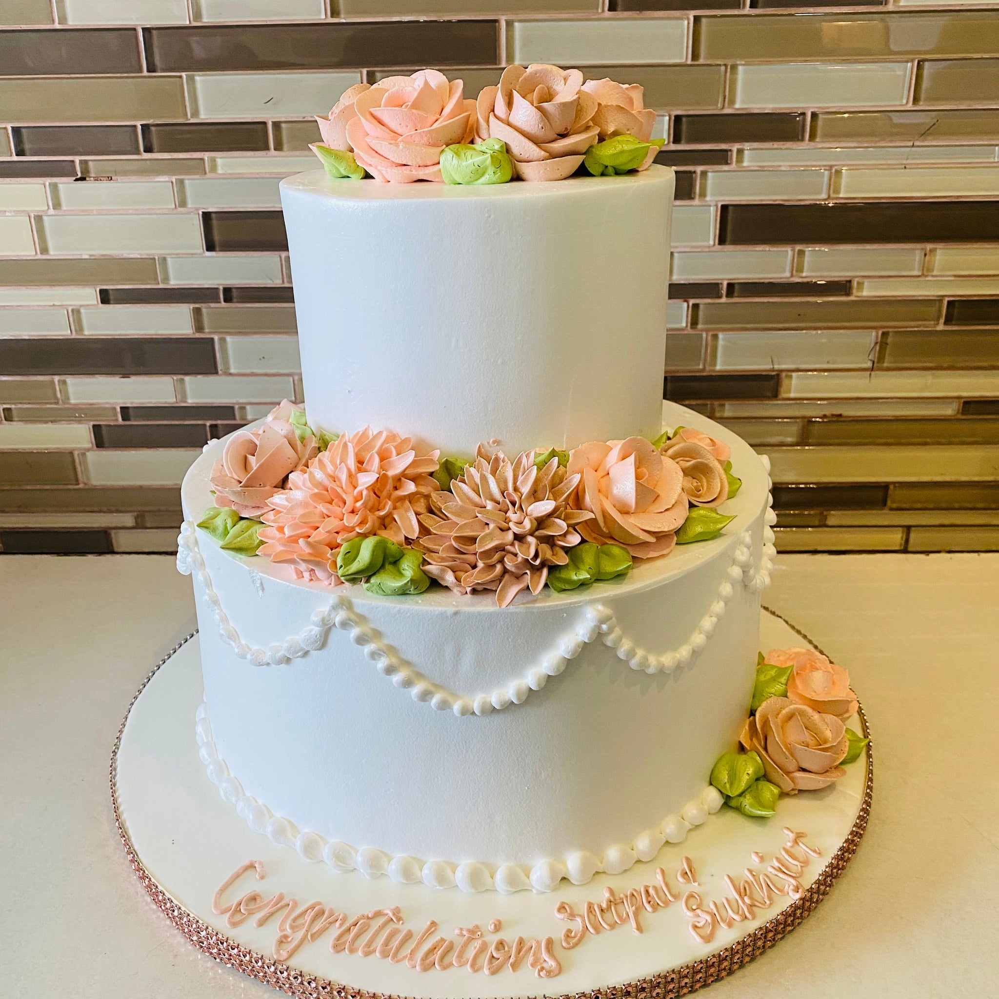 SATPAL WEDDING CAKE