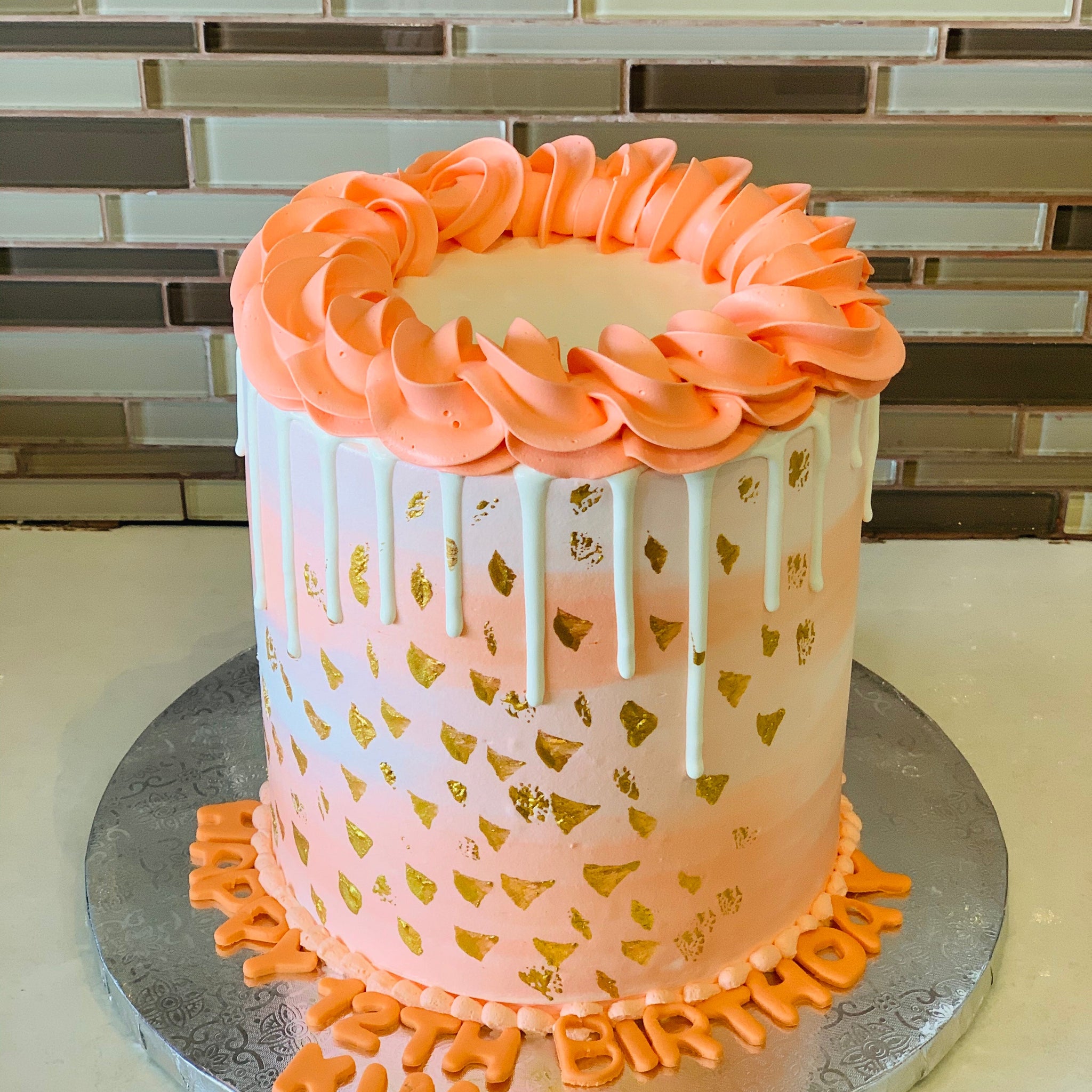 PEACH DRIZZLE CAKE