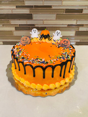 HALLOWEEN GHOST CREAM CAKE