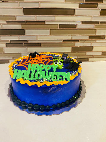 HAUNTED HALLOWEEN CREAM CAKE