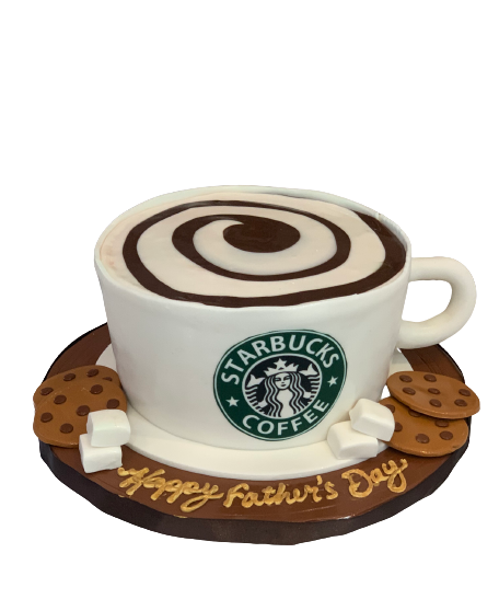 Starbucks Cup Molded Fondent Cake