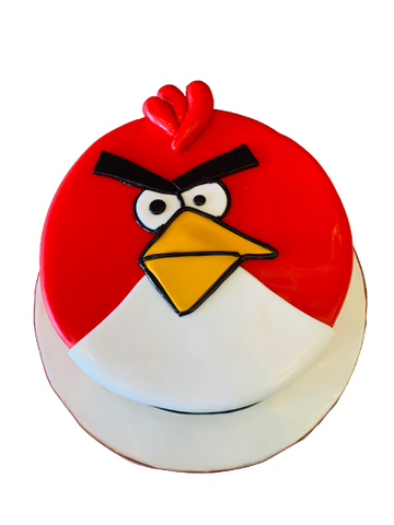 Angry Bird Fondant Cake