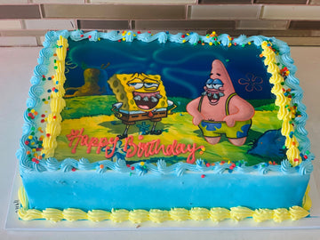 SPONGEBOB PHOTO CAKE