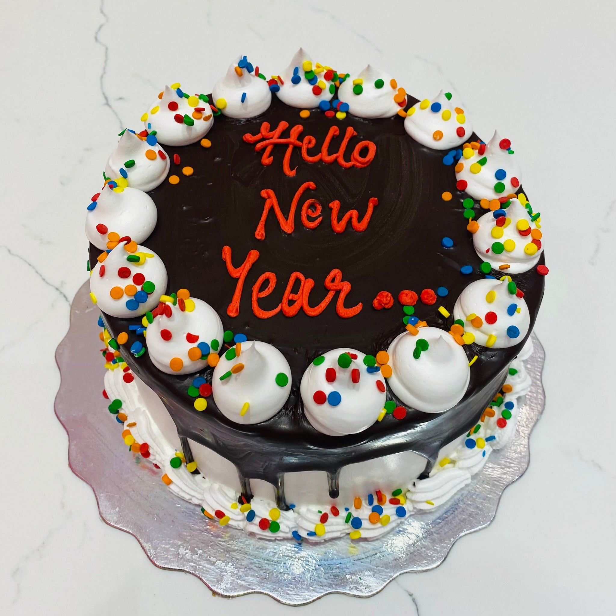 CHOCOLATE  NEW YEAR CAKE