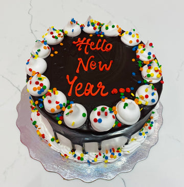 CHOCOLATE  NEW YEAR CAKE