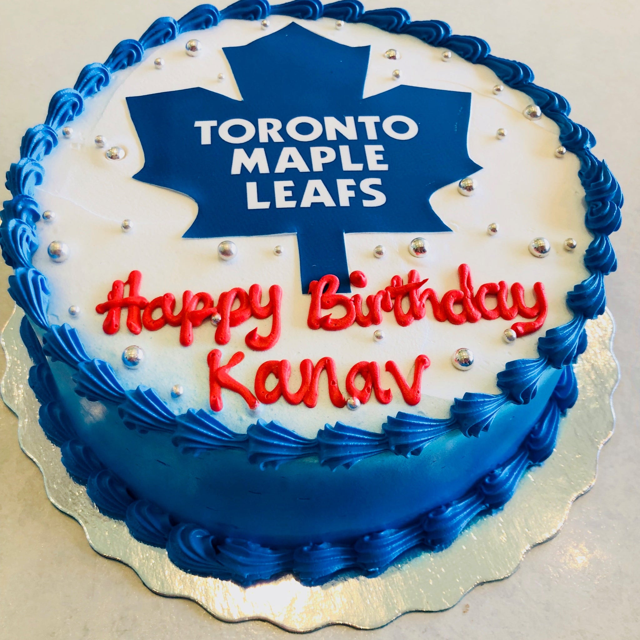 Toronto Maple leafs Photo Cake