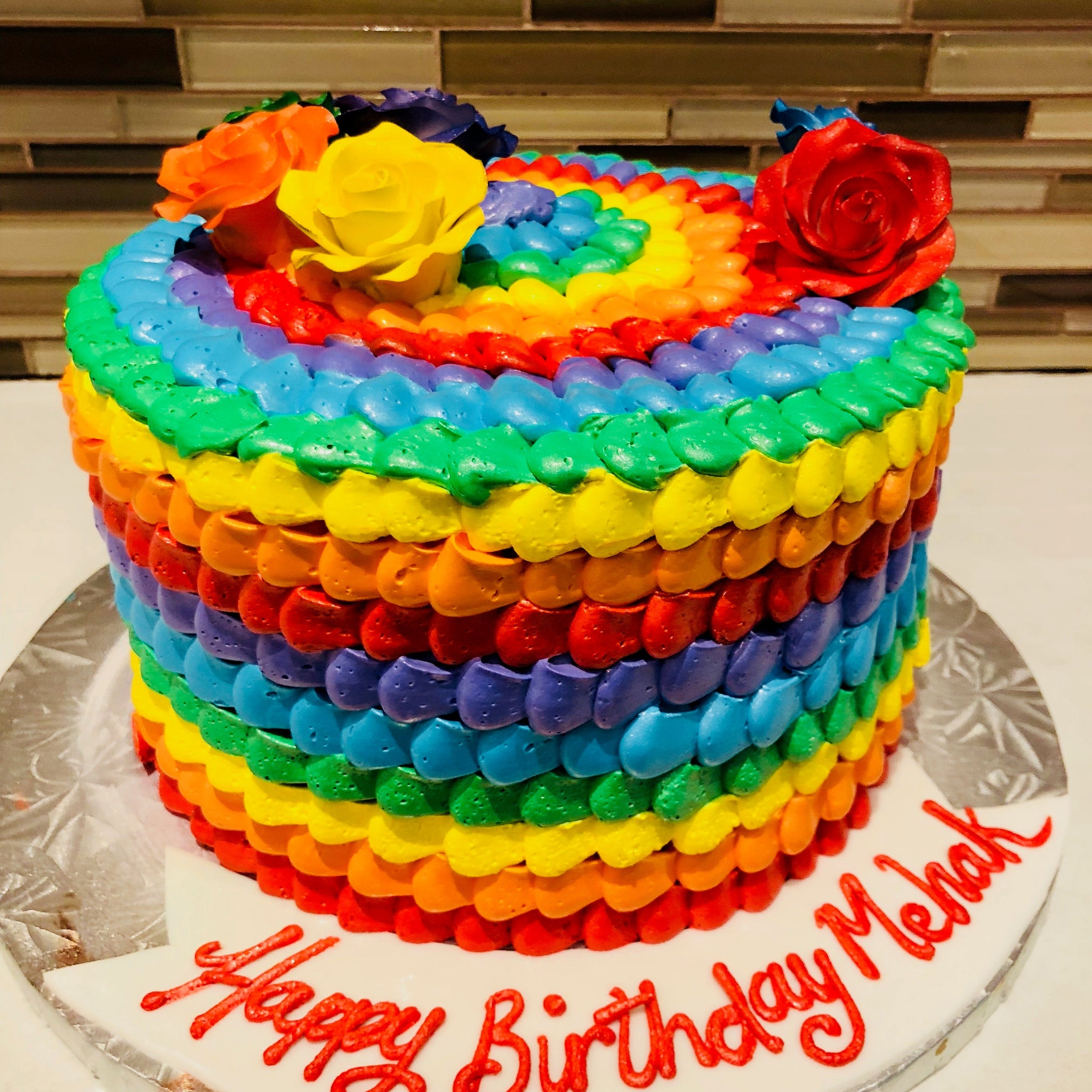 Mehak Rainbow Cake