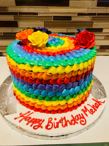 Mehak Rainbow Cake