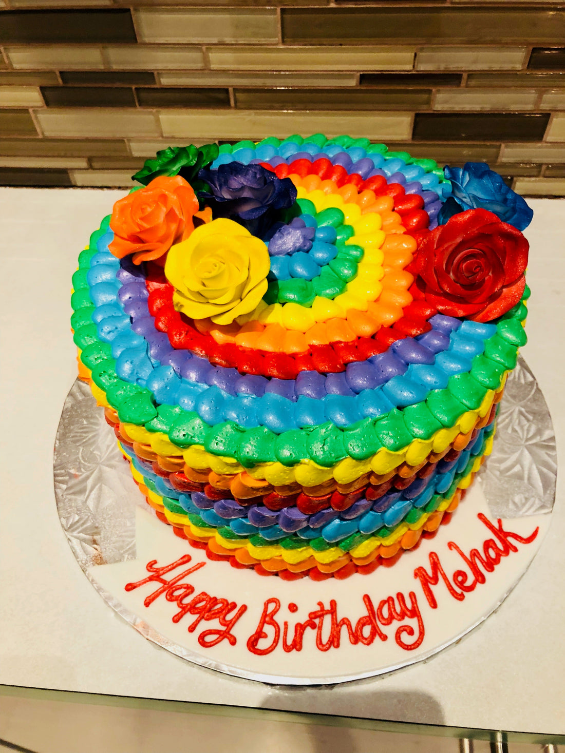 Mehak Rainbow Cake