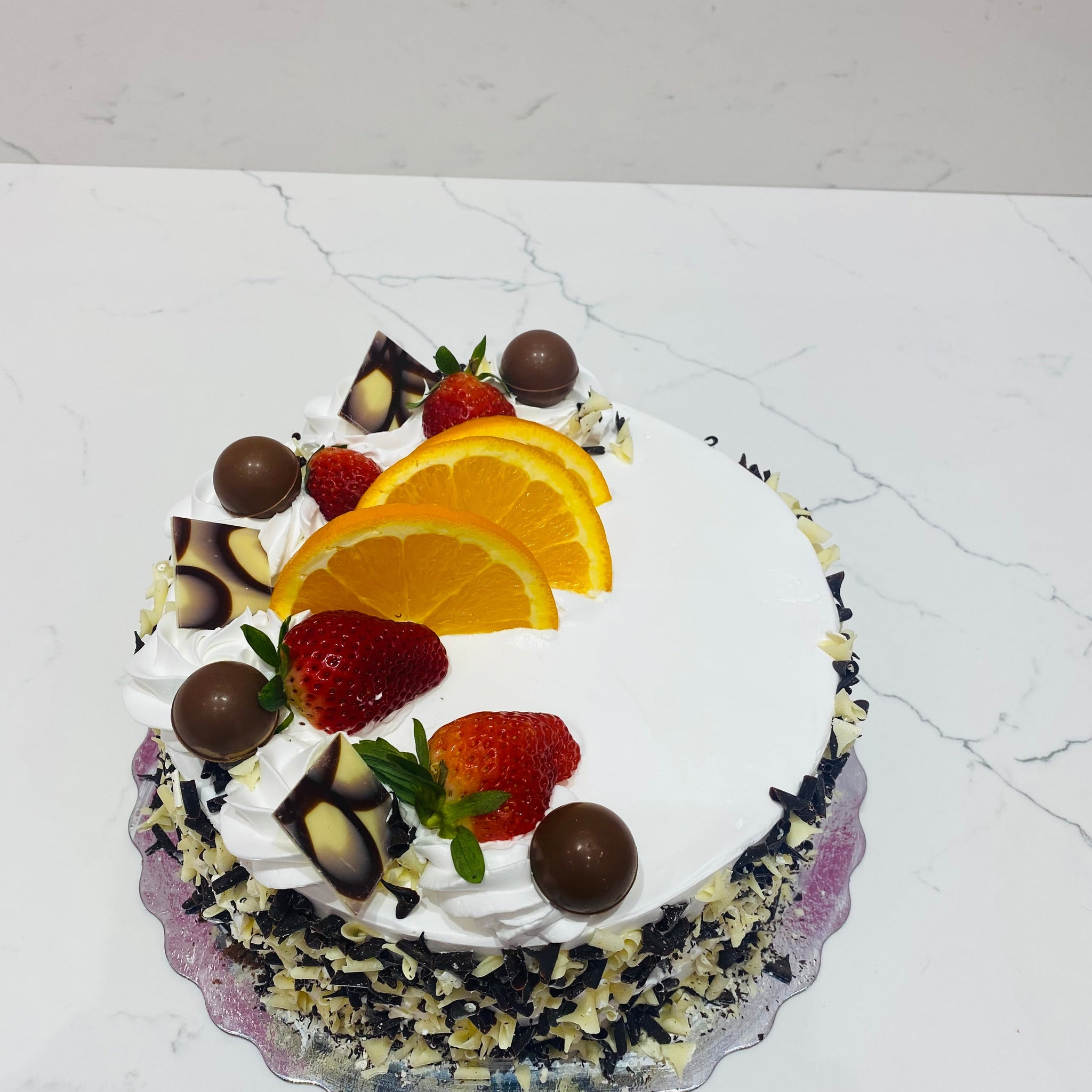 DAVE FRUIT BIRTHDAY CAKE