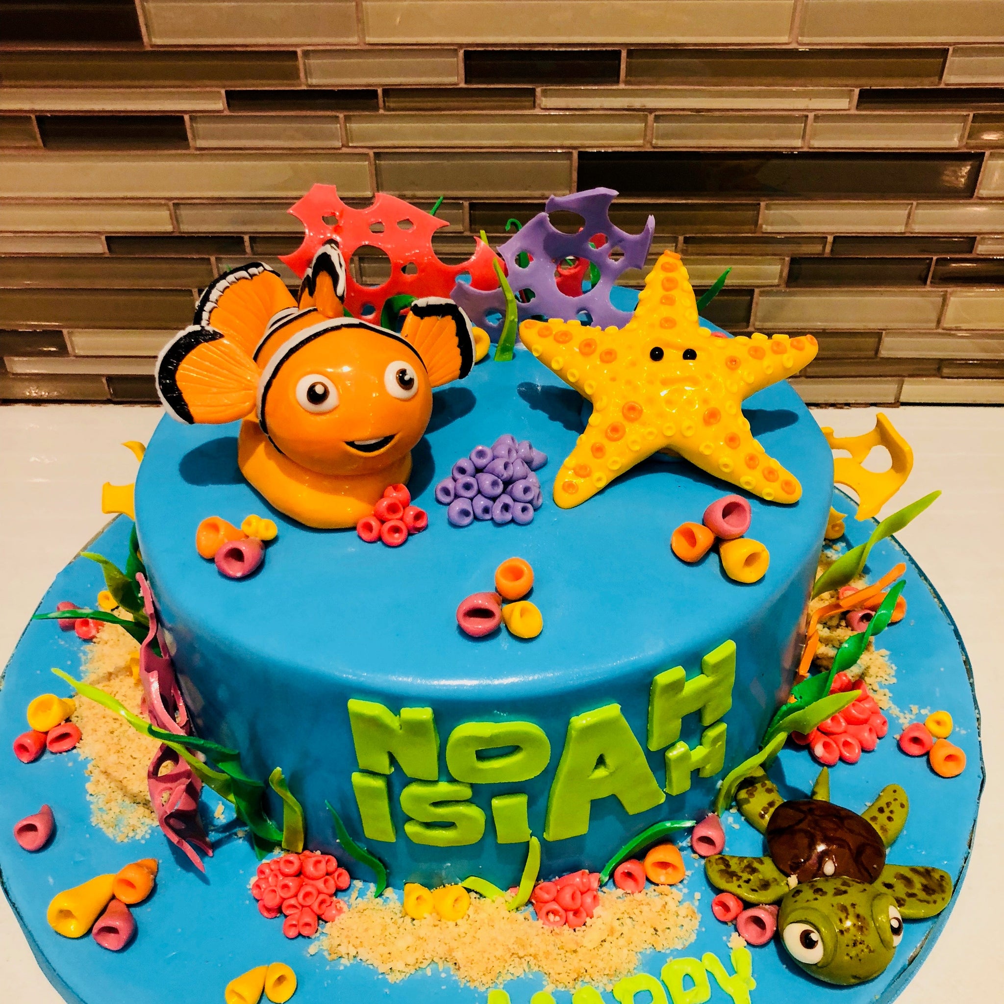Nemo Fondant Cake