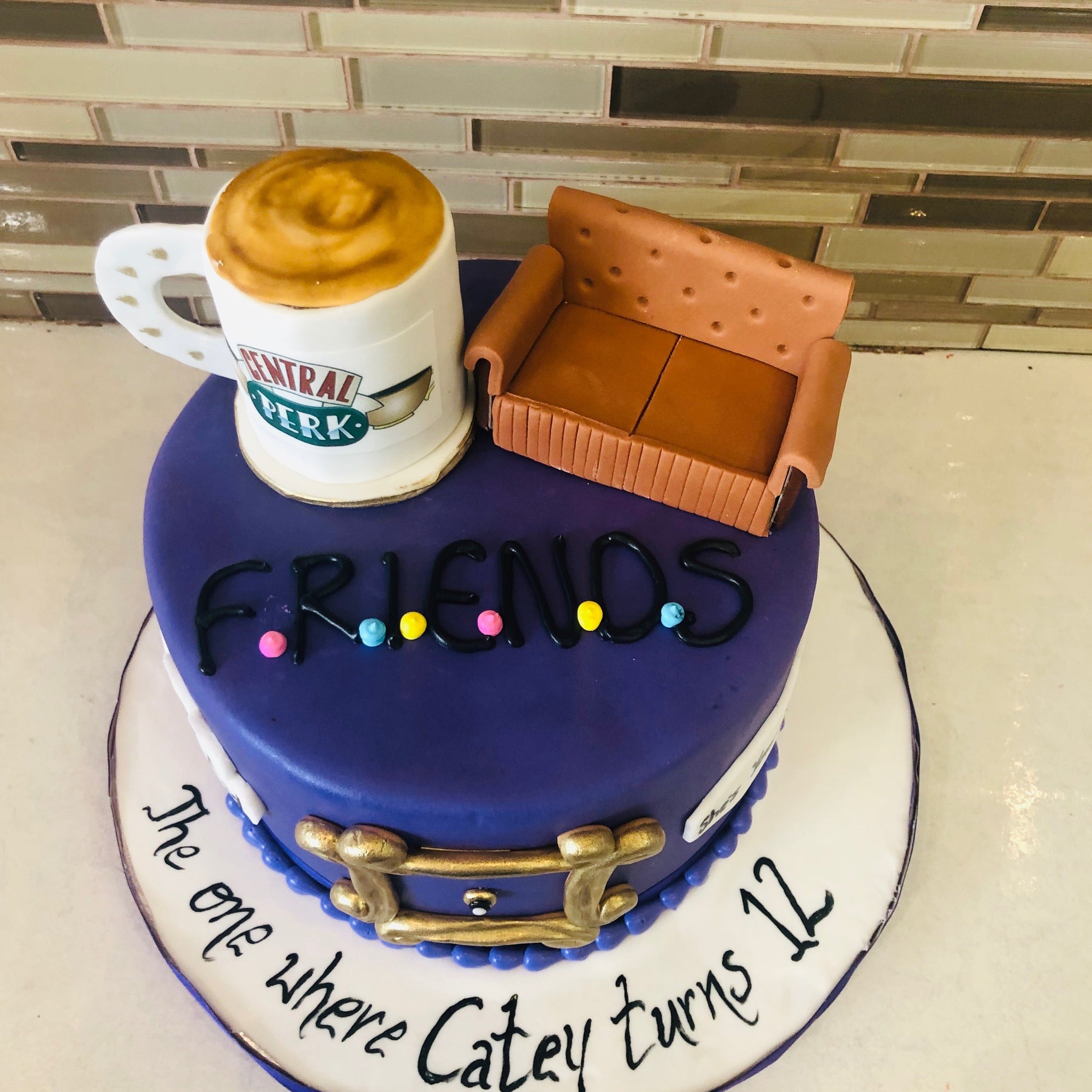 Friends Fondant Cake