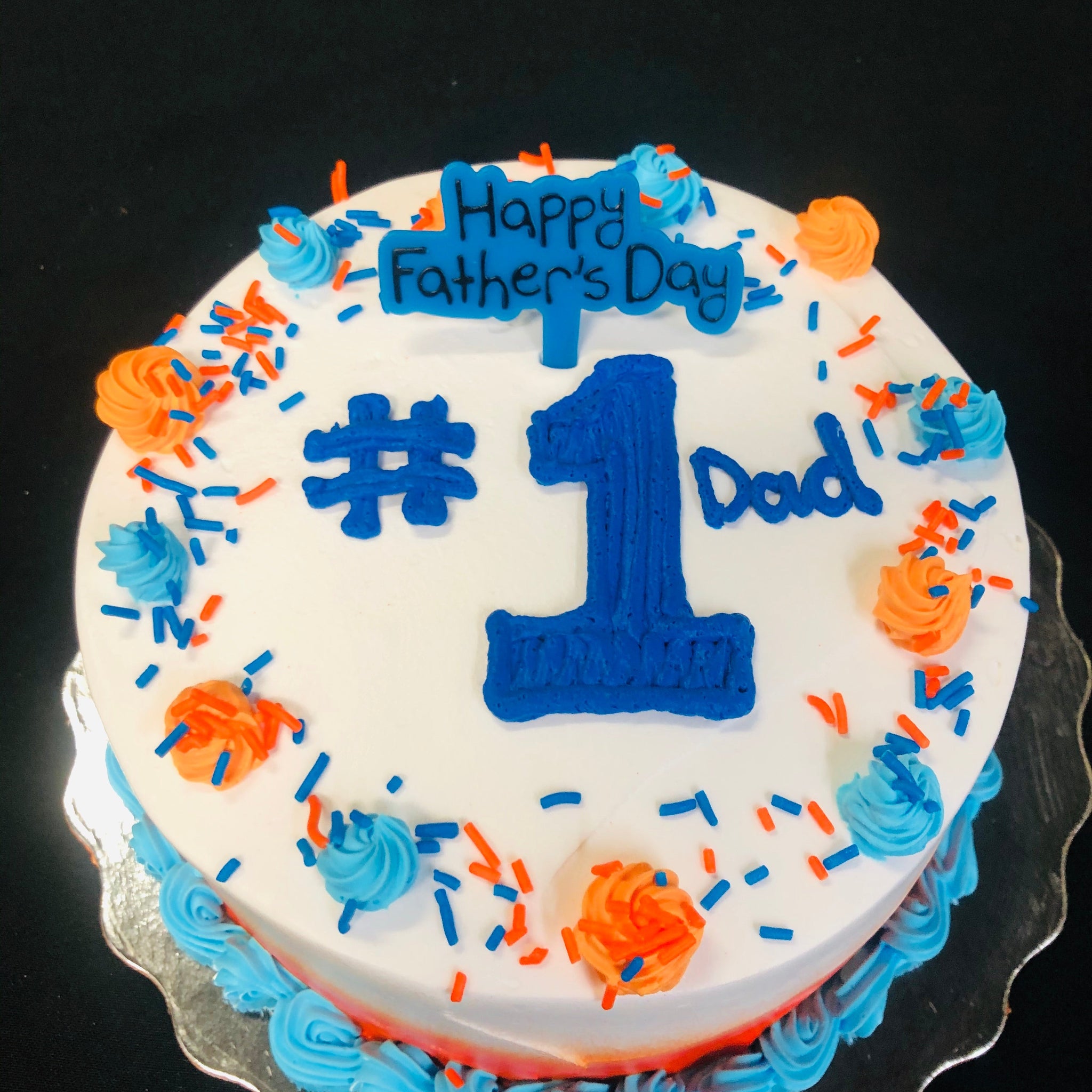 #1 Dad Fathers day cake