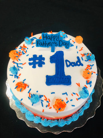 #1 Dad Fathers day cake