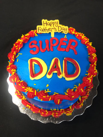 Super Dad Fathers day cake