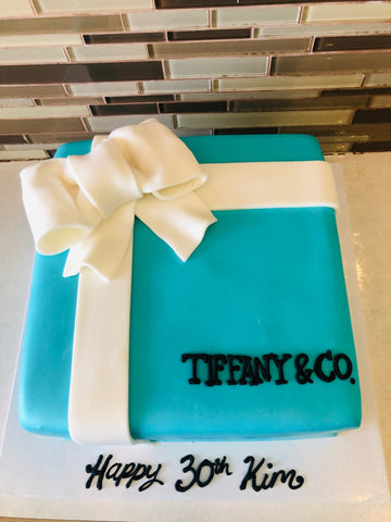 Tiffany Gift Box Cake