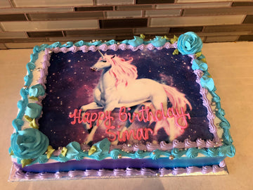 Unicorn Photo Cake