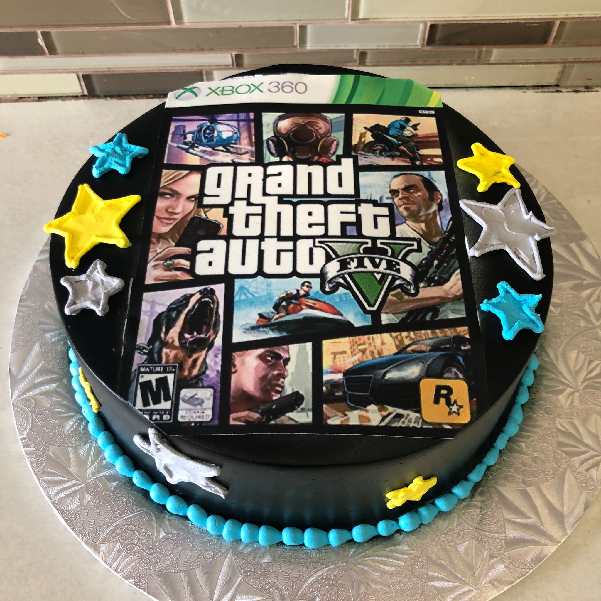 GTA Birthday Cake