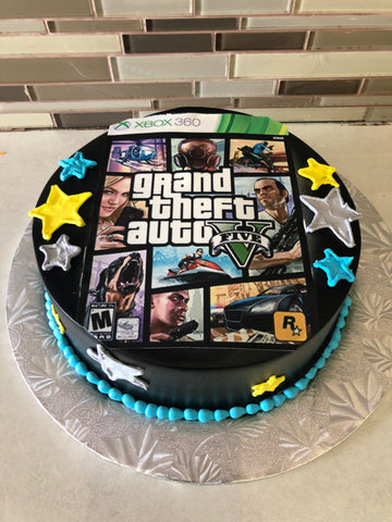 GTA Birthday Cake