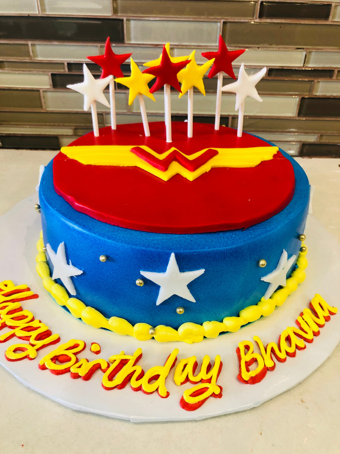 Wonder Woman Birthday Cake