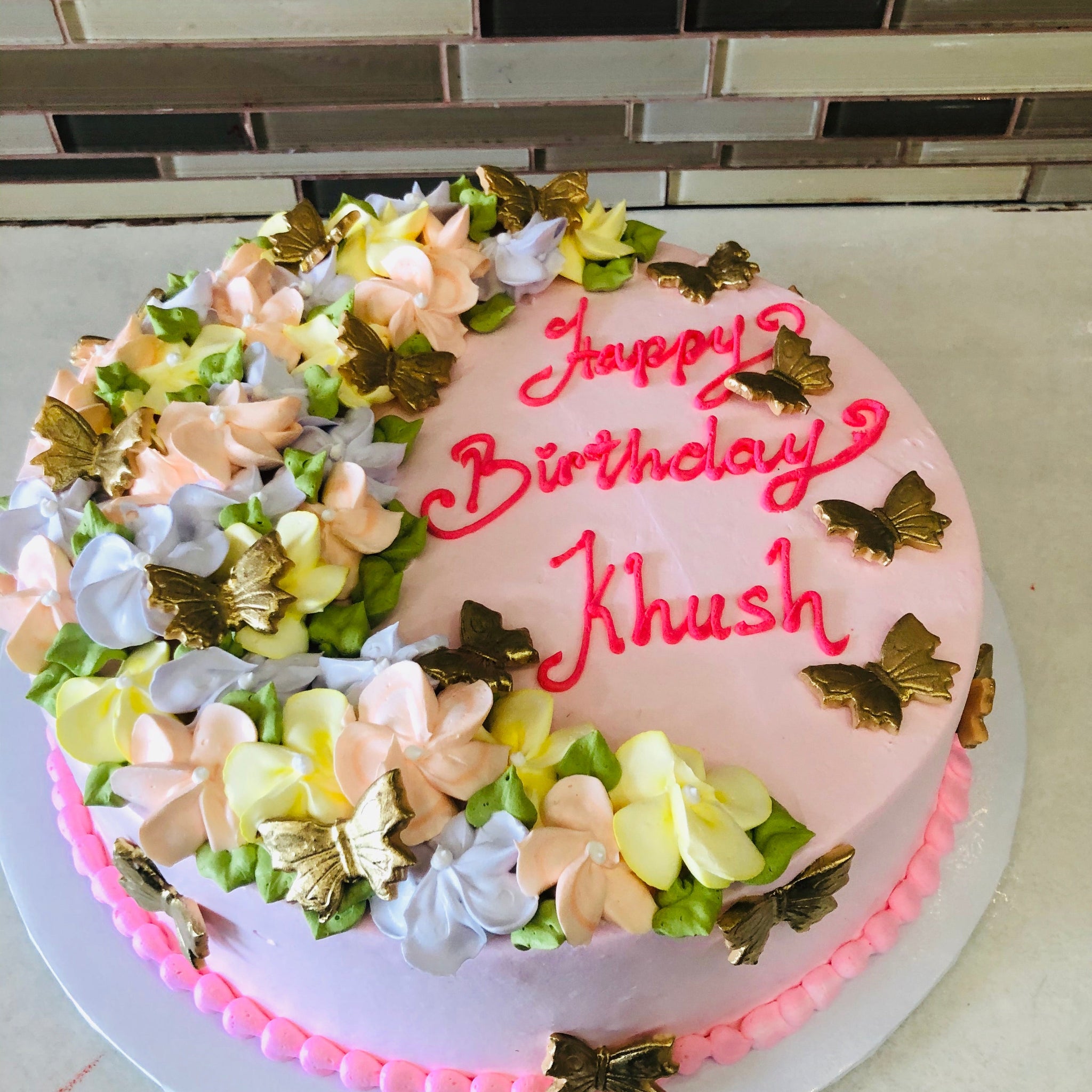 KHUSH BIRTHDAY CAKE