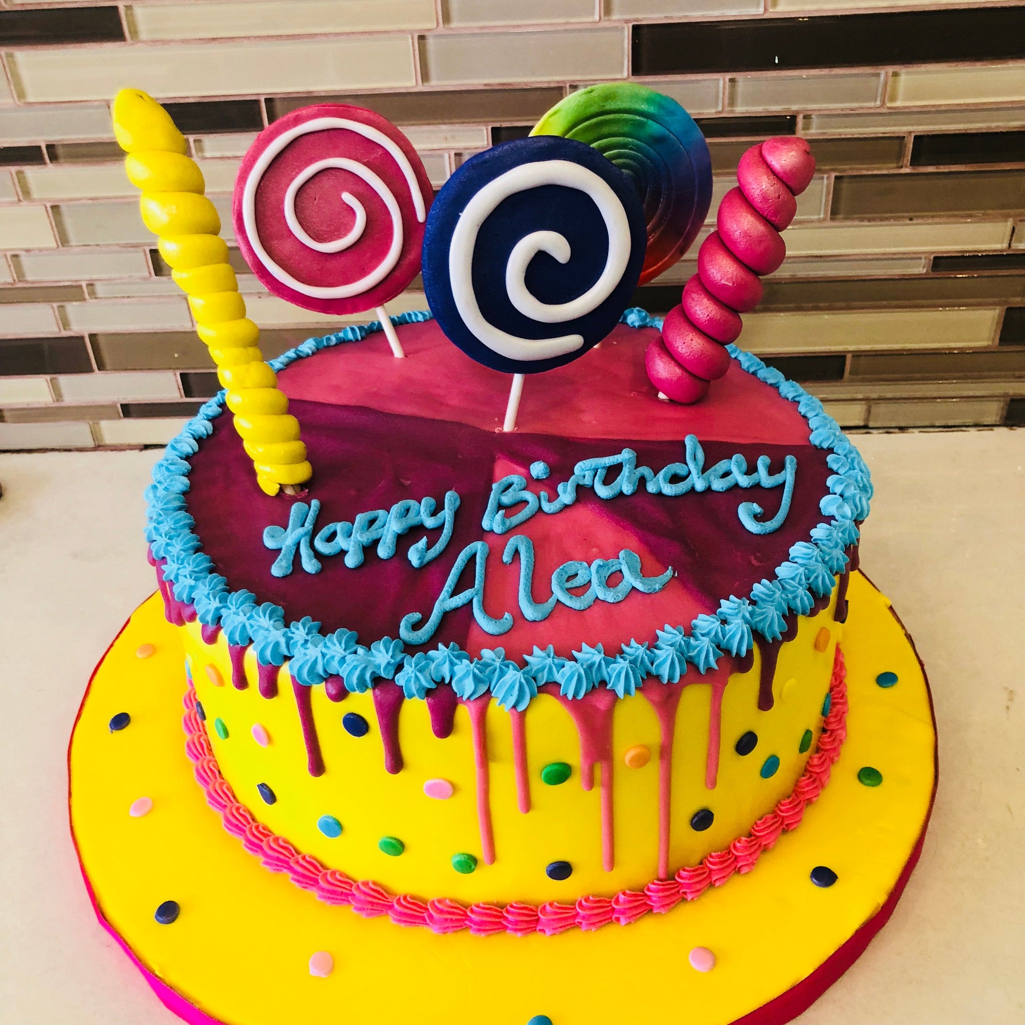 Candyland Fondant Cake