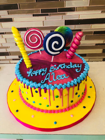 Candyland Fondant Cake