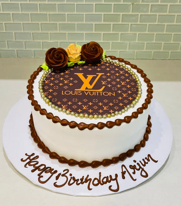 LOUIS VUITTON PHOTO CAKE