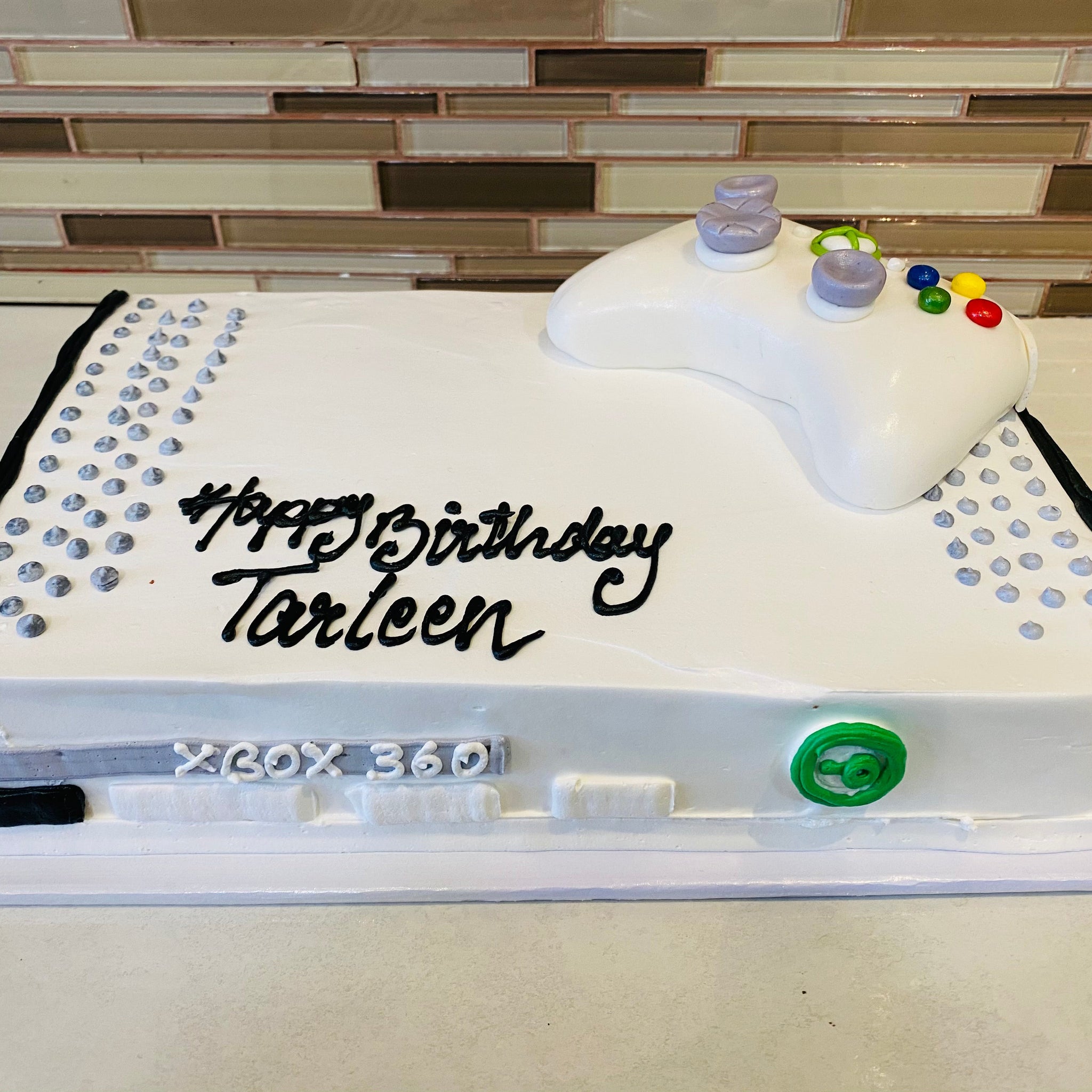 X BOX CONTROLLER BIRTHDAY CAKE