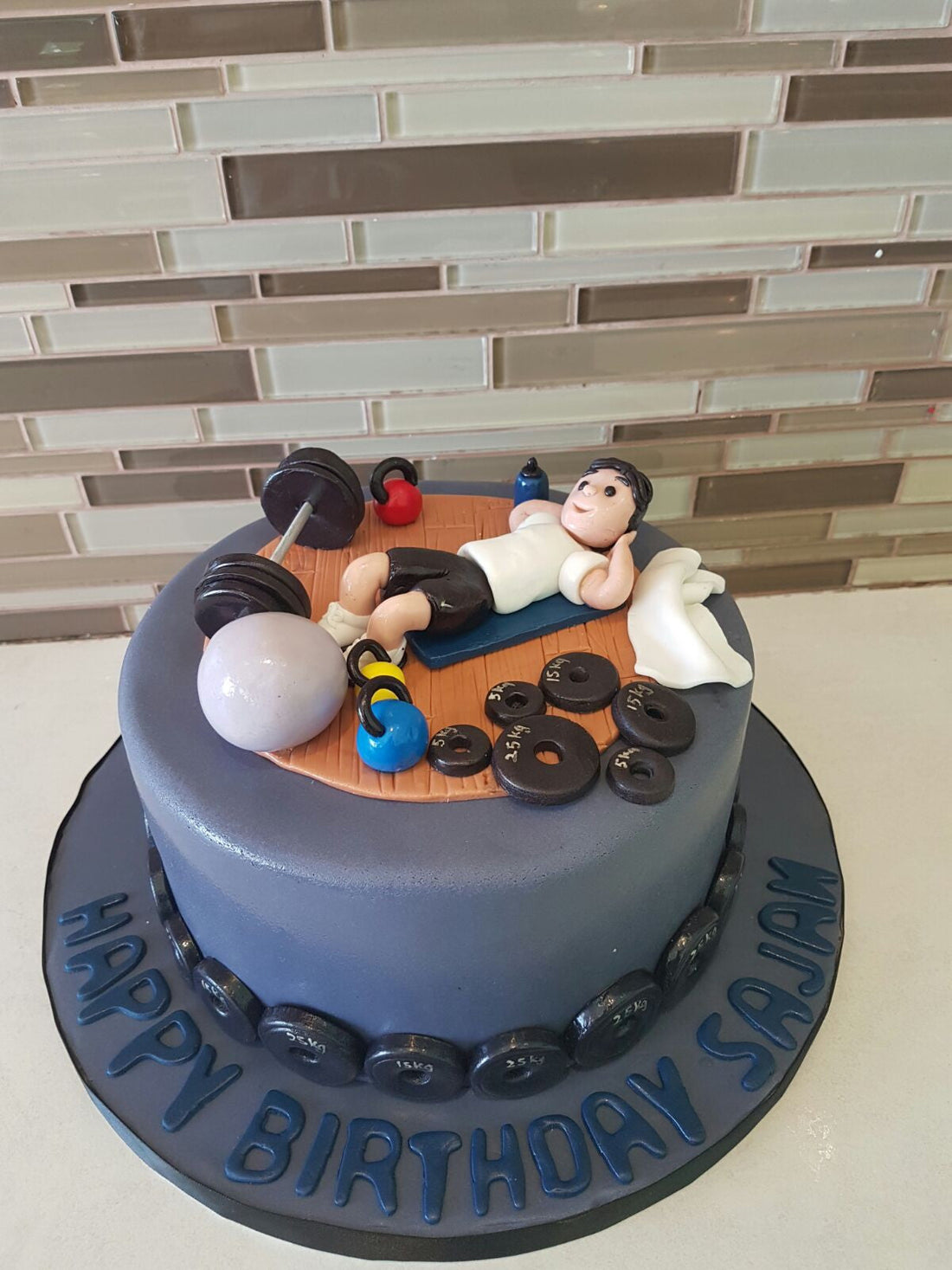 Gym Themed Cake