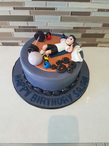 Gym Themed Cake