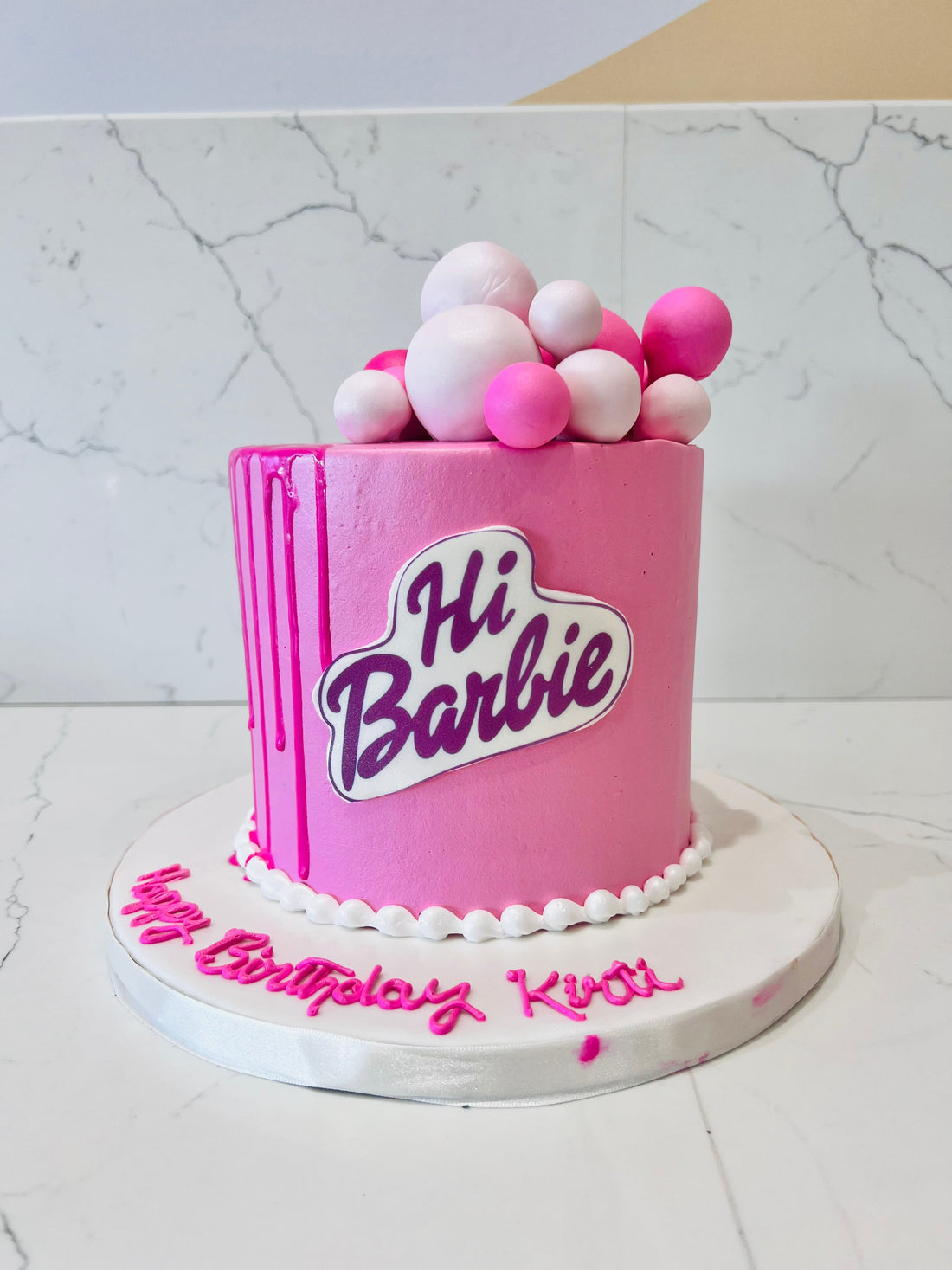 Kirti Pink Barbie Cream Cake