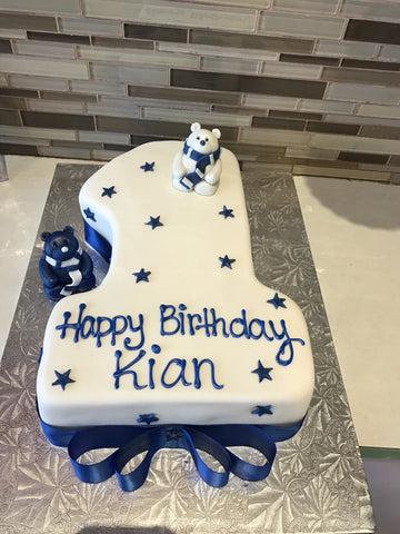 Kian 1st Birthday Molded cake