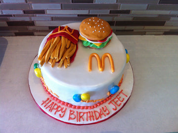 McDonald Fondant Cake