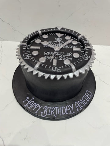 ROLEX WATCH FONDANT CAKE