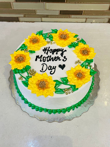 YELLOW BLOSSOM MOTHERS DAY CAKE