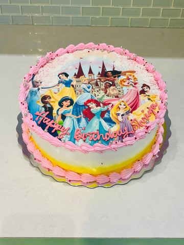 Princess photo cake