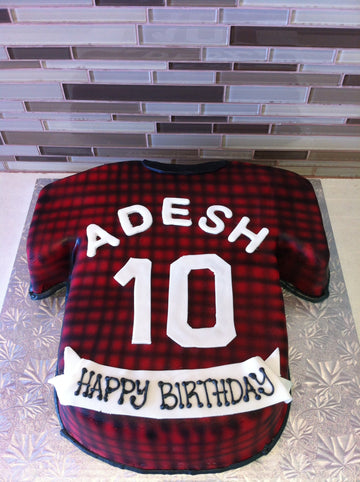 Adesh Jersey Molded Cake