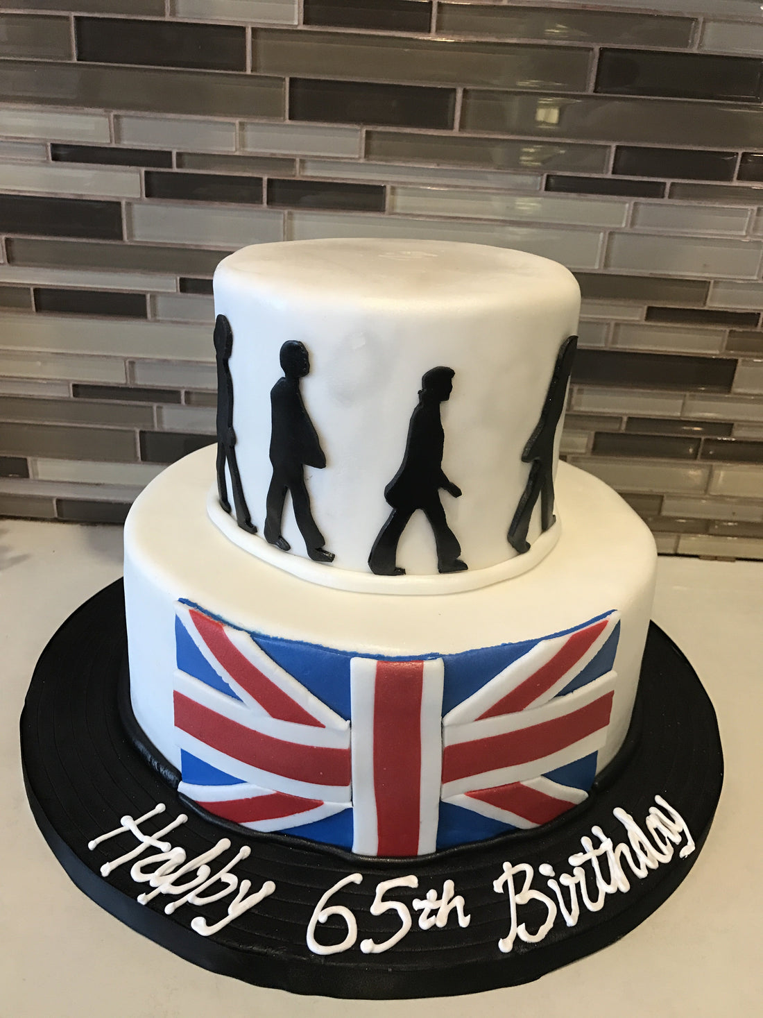 The Beatles Fondant cake