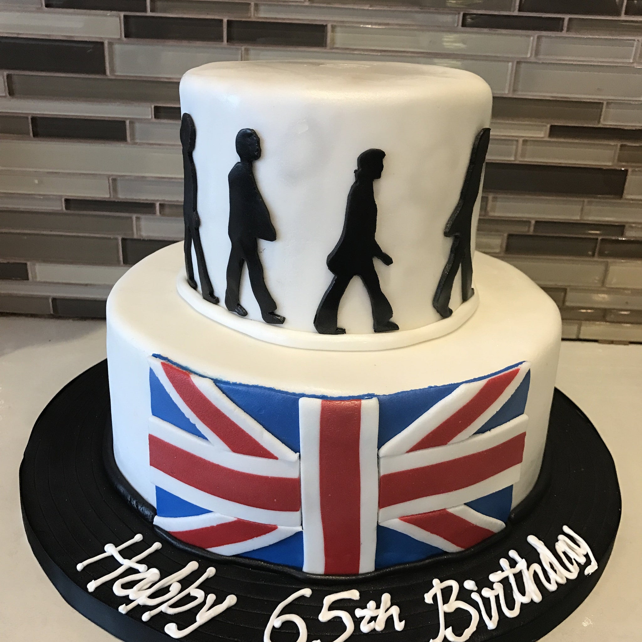 The Beatles Fondant cake
