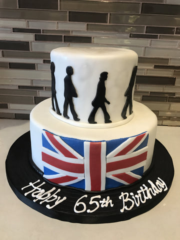 The Beatles Fondant cake