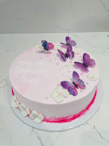 PREET BUTTERFLY BIRTHDAY CAKE