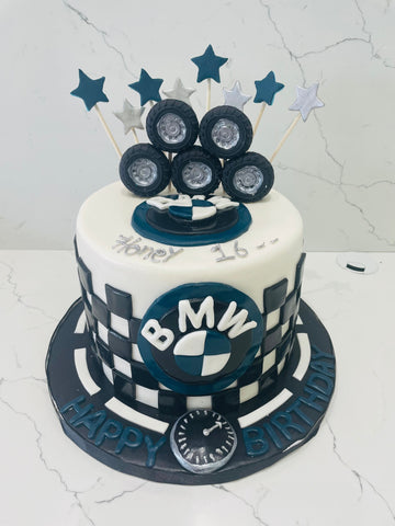 BMW FONDANT CAKE