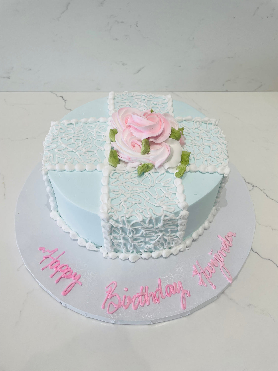 Eva Cream  Birthday Cake