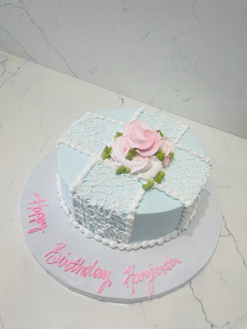 Eva Cream  Birthday Cake