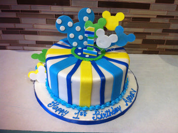 Mickey Fondant Cake