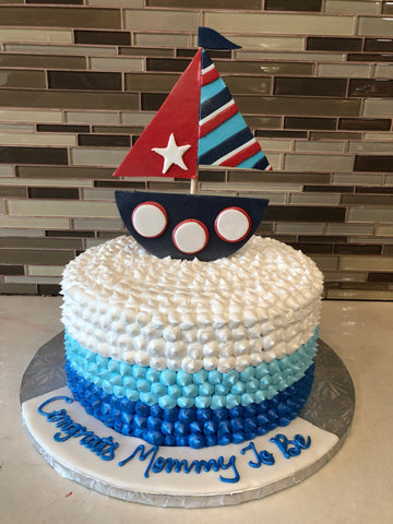 Sailing Boat Birthday Cake