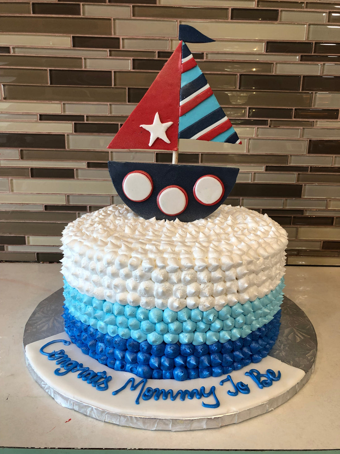 Sailing Boat Birthday Cake